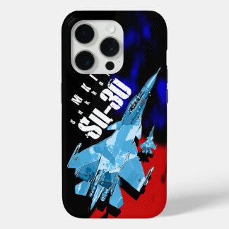 スコイSU30ロシアの戦闘機ケース iPhone 15 PROケース