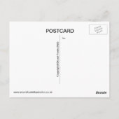 スコイSU-34ジェット戦闘機 ポストカード (裏面)