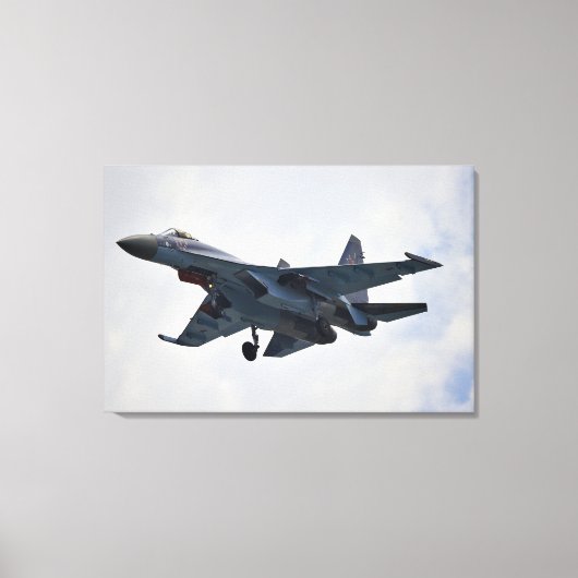 スコイSu-35S キャンバスプリント (正面)