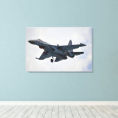 スコイSu-35S キャンバスプリント (インサイチュ (ウッドフロア))