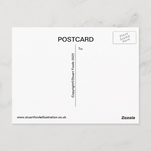 スコイSU-35S ポストカード (裏面)