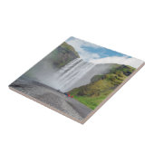 スコガフェスの滝 – アイスランド,スコガール村 タイル (側面)