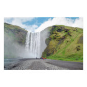 スコガフェスの滝 – アイスランド,スコガール村 フォトプリント (正面)