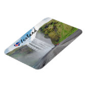 スコガフェスの滝 – アイスランド，スコガール村 マグネット (左側)