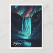 スコガフォスイングランドヴィンテージ旅行イラストレーション ポストカード (正面)