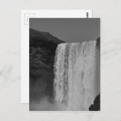 スコガフォスウォーターフォーブアイスランドハガキ ポストカード (正面/裏面)