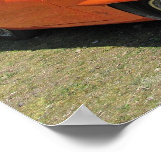 スコダフェリシアcabrio orangeポスター ポスター (角)