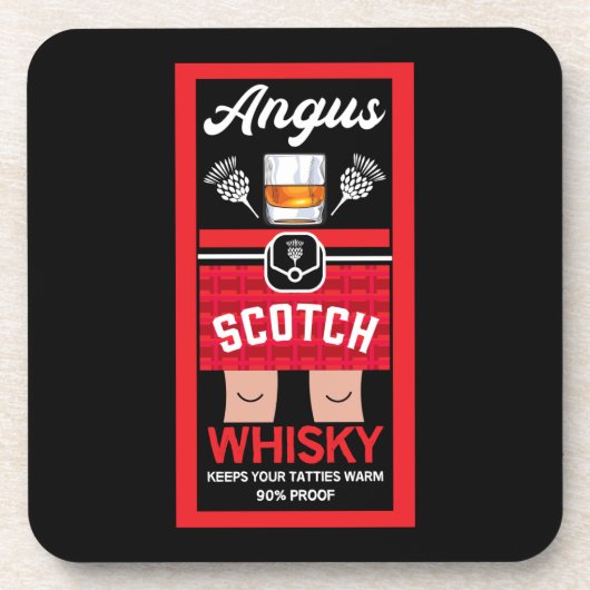 スコッおもしろいチ・ウィスキー コースター (正面)