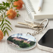 スコッはっきりしたティッシュロス氏のバラングウォー城 キーホルダー (正面右)