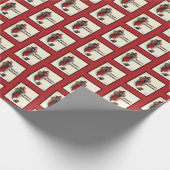 スコッエレガントティとデコ・レディ、スコティッシュ・テリア ラッピングペーパー (角)