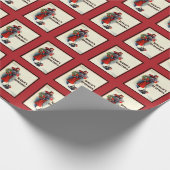 スコッエレガントティとデコ・レディ、スコティッシュ・テリア ラッピングペーパー (角)