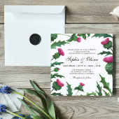 スコッエレガントティスルフローラ結婚ズ 招待状