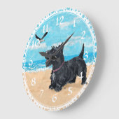 スコッカスタマイズティビーチ ラージ壁時計 (傾斜)