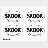 スコック 楕円形シール (シート)