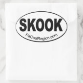 スコック 楕円形シール (バッグ)