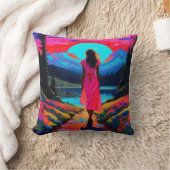 スコッサイケデリックトの風景 クッション (ブランケット)