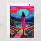 スコッサイケデリックトの風景 ポストカード (正面/裏面)