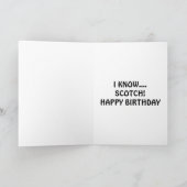スコッチかホプスコッチハッピーバースデーか(分かってる!) カード (内部)