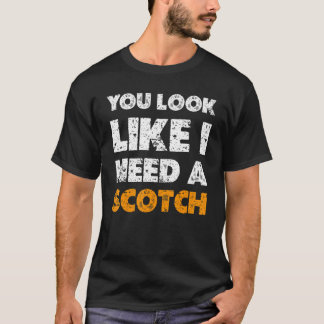 スコッチが飲みたくなるあなた Tシャツ