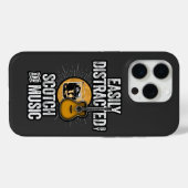 スコッチと音楽のケースメイトiPに簡単に気を取られる Case-Mate iPhoneケース (裏面 (横))