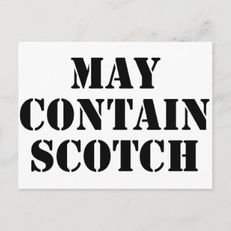 スコッチを含む可能性がある ポストカード