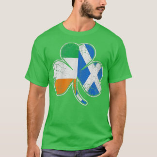 スコッチアイリッシュシャムロックスコットランドSt patricks day Tシャツ