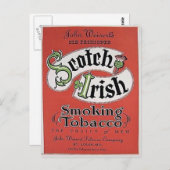 スコッチアイリッシュタバコ葉書 ポストカード (正面/裏面)