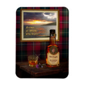 スコッチウイスキー磁石とテキストと写真 マグネット (縦)