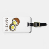 スコッチエッグUKイギリス食品ヨークシャーイングランド ラゲッジタグ (正面横)