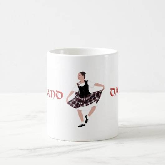 スコッチカントリー ダンサー コーヒーマグカップ (中央)
