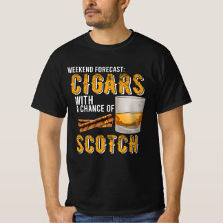 スコッチギフトのチャンスと週末の予測シガー Tシャツ