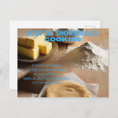 スコッチショートブレッドクッキーはがき ポストカード (正面/裏面)