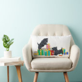 スコッチテリアのクリスマスギフトクッション ランバークッション (椅子)