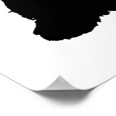 スコッチテリアのシルエット ポスター (角)