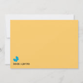 スコッチテリアのパーソナライズなカード サンキューカード (裏面)