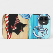 スコッチテリアのビーチ Case-Mate iPhoneケース (裏面(横))