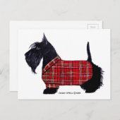 スコッチテリアの休日のジャケット シーズンポストカード (正面/裏面)