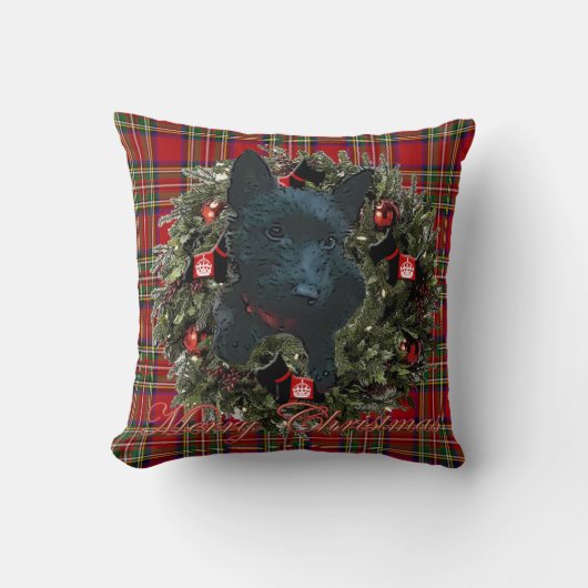 スコッチテリアの休日 クッション (正面)