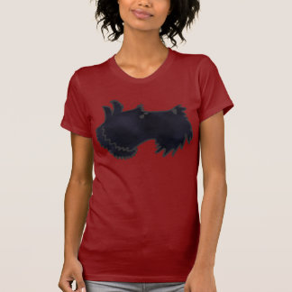 スコッチテリアの頭部 Tシャツ