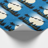 スコッチテリア犬そり ラッピングペーパー (角)