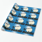 スコッチテリア犬そり ラッピングペーパー (アンロールド)