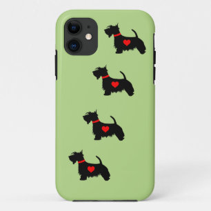 スコッチテリア犬のiphoneの場合 iPhone 11 ケース