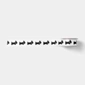 スコッチテリア犬 サテンリボン (正面)