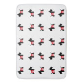 スコッチテリア第8王室のな王冠 バスマット (正面縦)