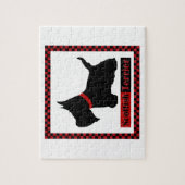 スコッチテリア8人のチェッカー無し ジグソーパズル (縦)