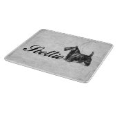 スコッチテリア カッティングボード (角)