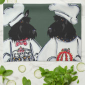 スコッチテリア キッチンタオル (折り畳み)