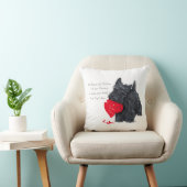 スコッチテリア バレンタイン クッション (椅子)