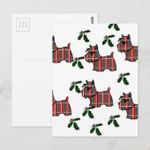 スコッチテリア ポストカード (正面/裏面)