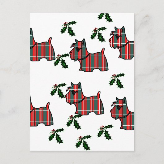 スコッチテリア ポストカード (正面)